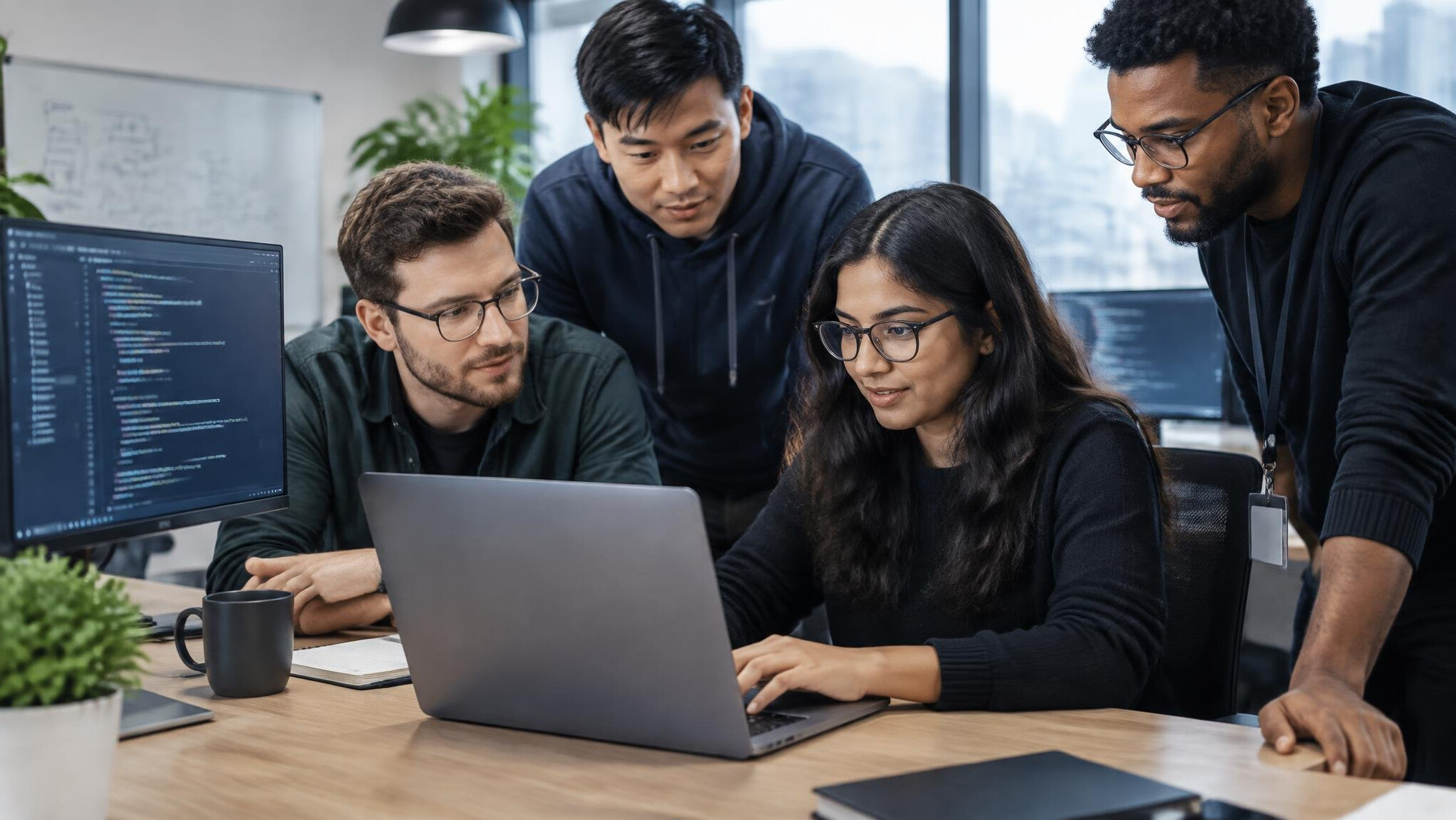 professional programmers collaborating